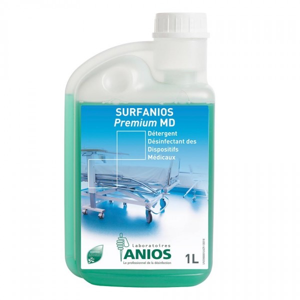 SURFANIOS Premium 1L - Dezinfectant detergent pentru pavimente, suprafete, suprafete in bloc alimentar